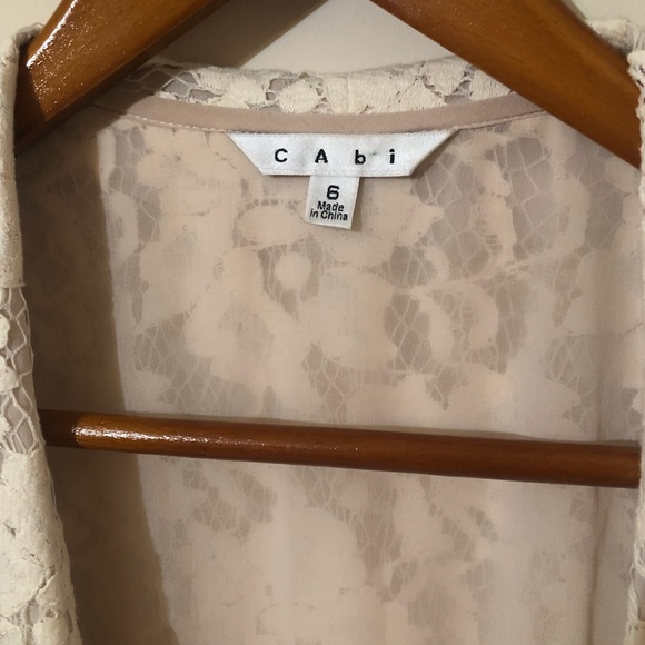 🔥SOLD ON MERCARI🔥 Cotton Lace Blazer CAbi - Cottagecore Academia Spring - Picture 9 of 9